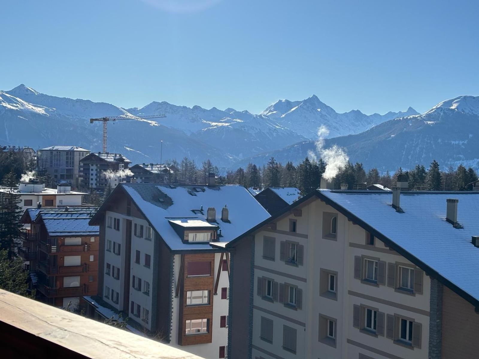 Apartamento L'Eperon Center Crans Wonderful View Exterior foto