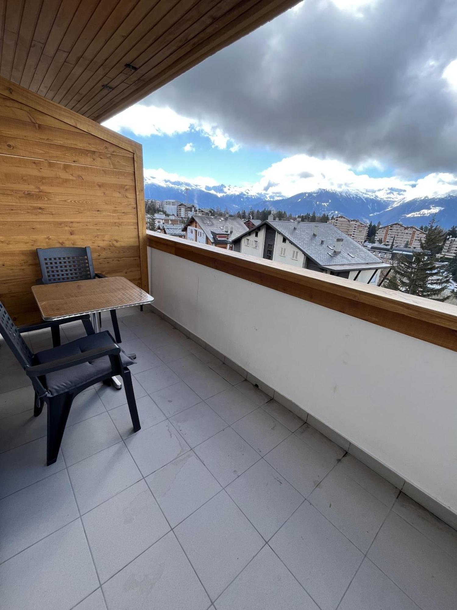 Apartamento L'Eperon Center Crans Wonderful View Exterior foto