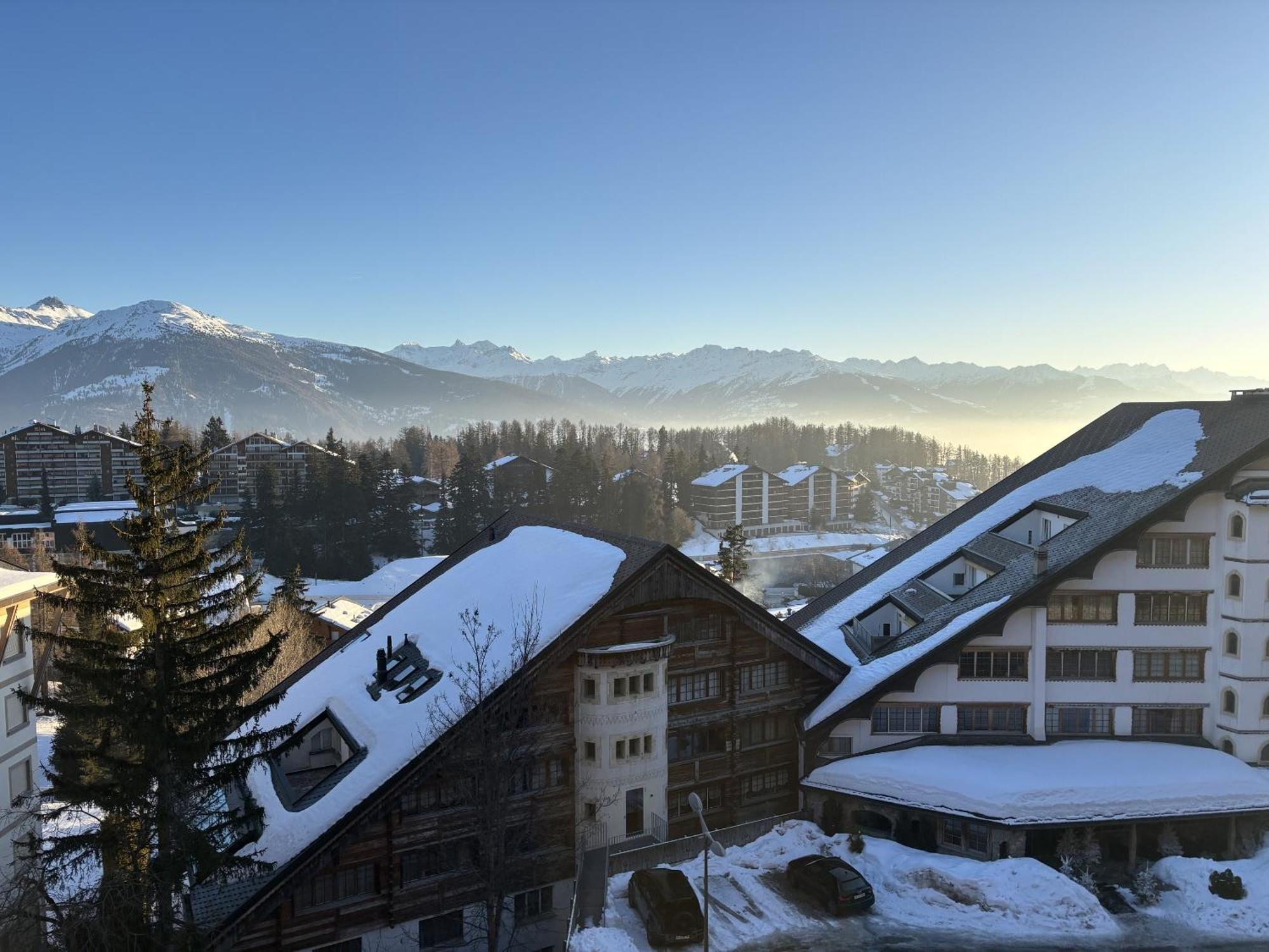 Apartamento L'Eperon Center Crans Wonderful View Exterior foto